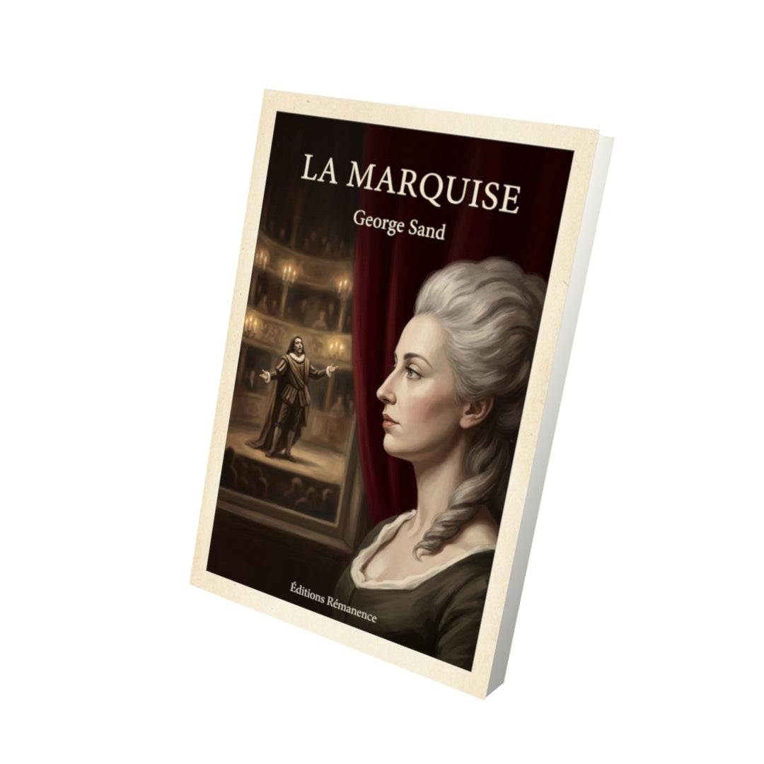 Livre La Marquise - George Sand - Vue 3D - Editions Remanence