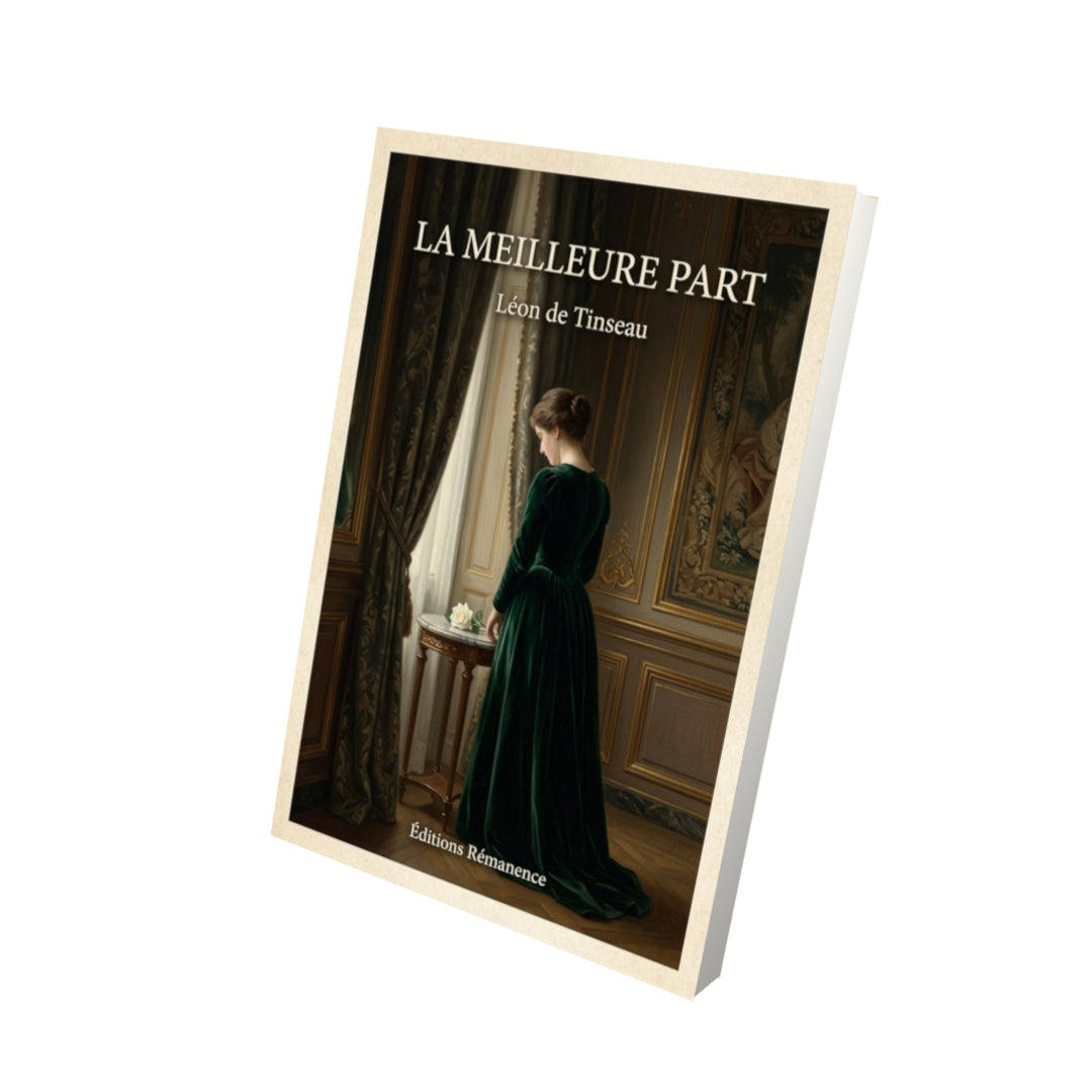 Livre La meilleure part - Léon de Tinseau - Vue 3D - Editions Remanence