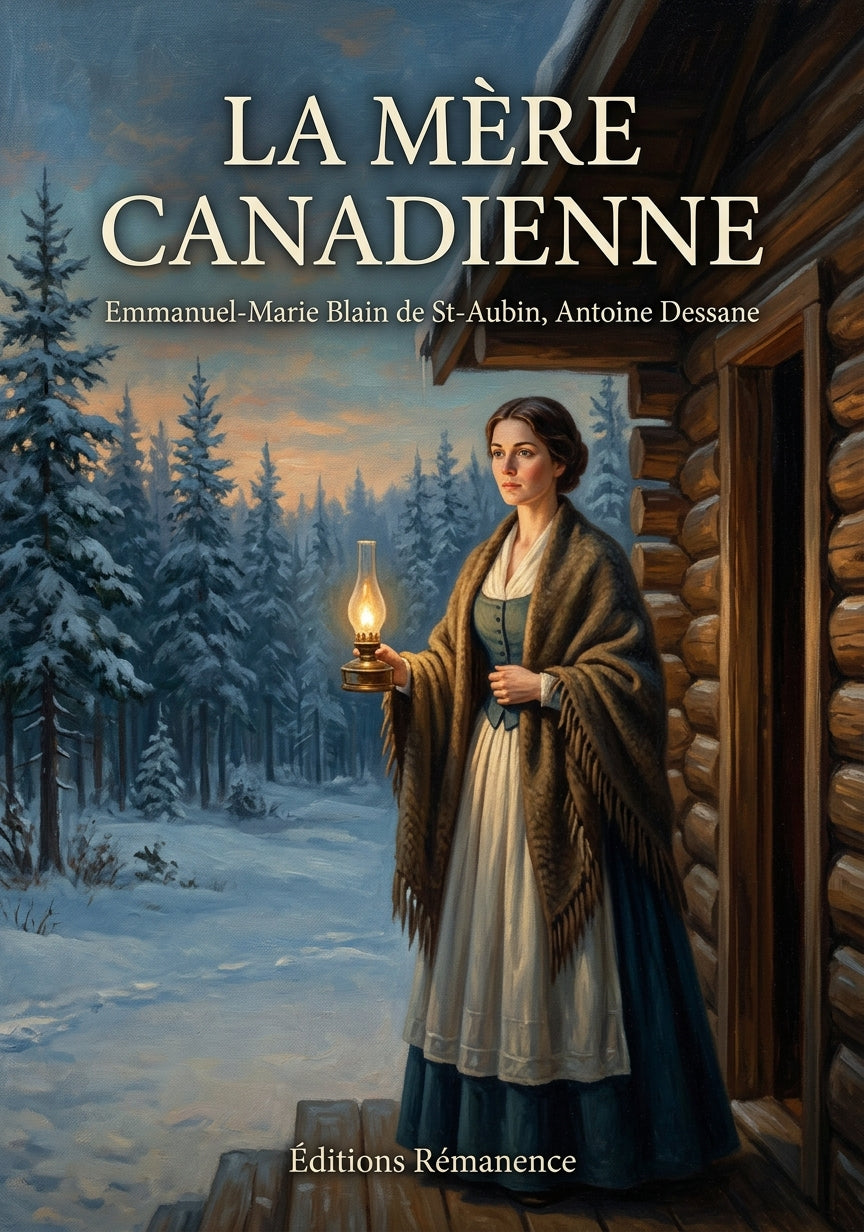 Livre La mère canadienne par Emmanuel-Marie Blain de St-Aubin, Antoine Dessane - Couverture - Editions Remanence
