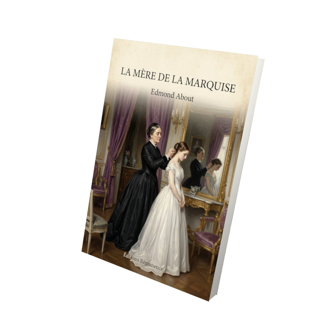 Livre La Mère de la Marquise - Edmond About - Vue 3D - Editions Remanence