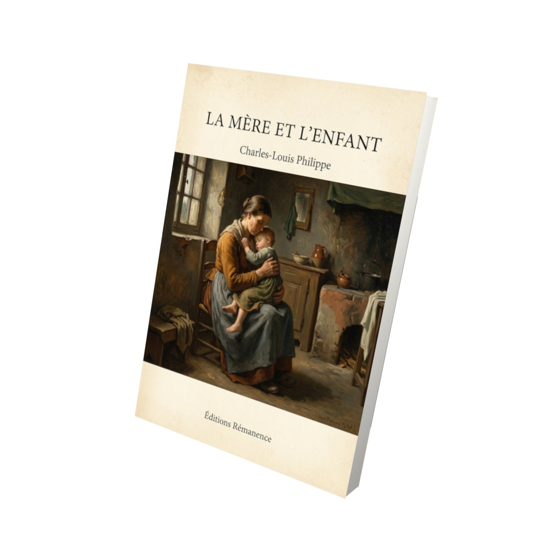 Livre La mère et l'enfant - Charles-Louis Philippe - Vue 3D - Editions Remanence