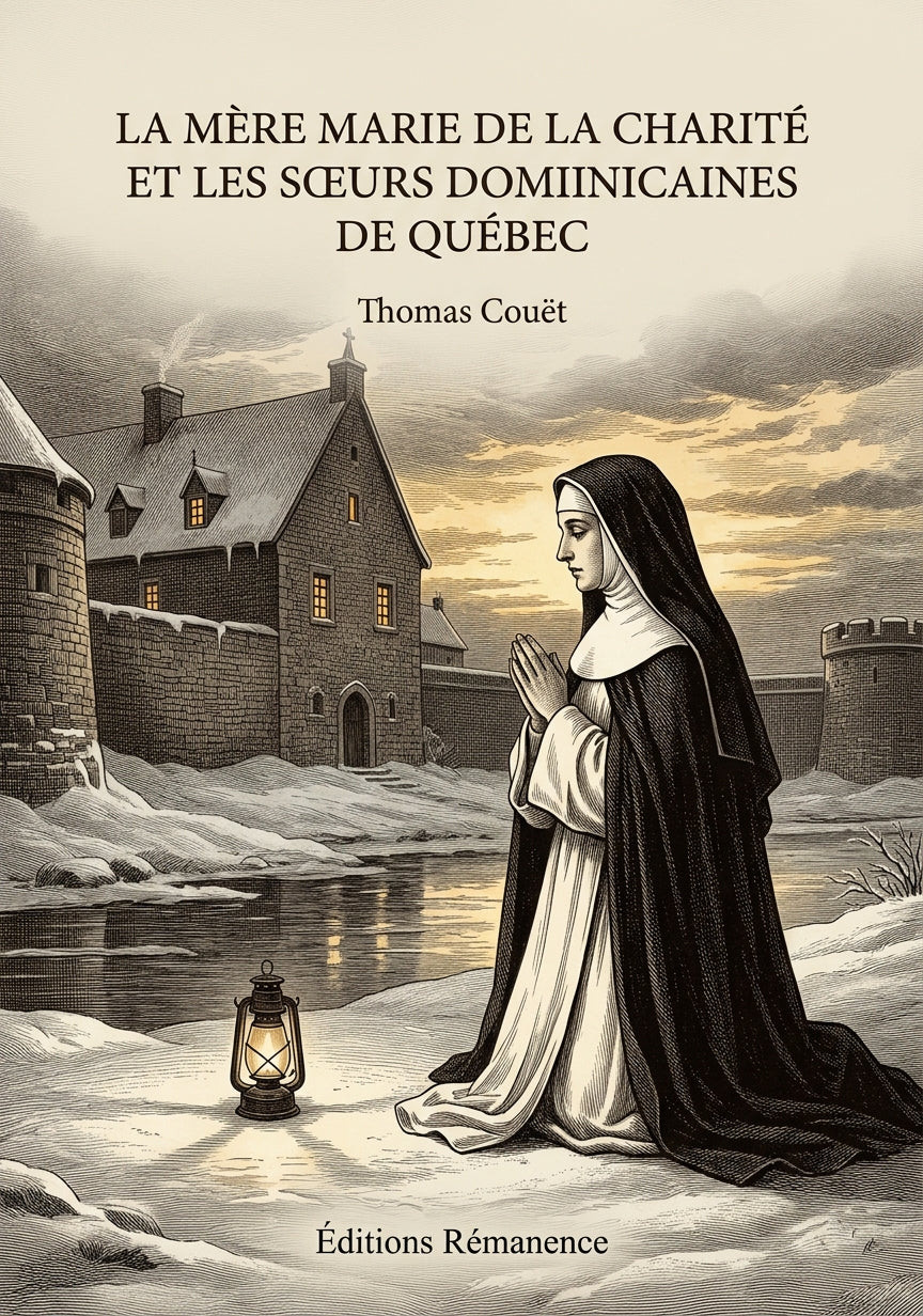 Livre La Mère Marie de la Charité et les sœurs dominicaines de Québec par Thomas Couët - Couverture - Editions Remanence