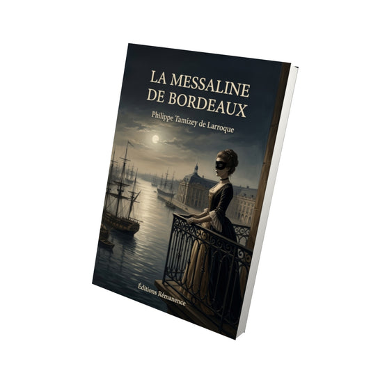 Livre La Messaline de Bordeaux par Philippe Tamizey de Larroque - Vue 3D - Editions Remanence
