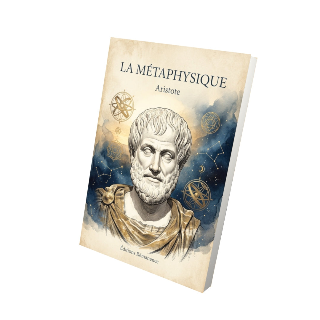 Livre La métaphysique - Aristote - Vue 3D - Editions Remanence