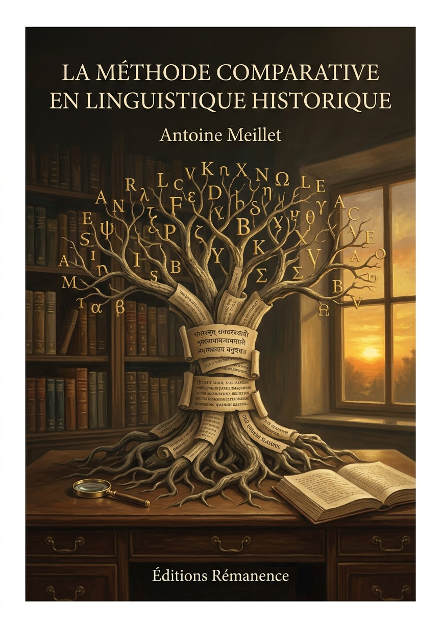 Livre La méthode comparative en linguistique historique par Antoine Meillet - Couverture - Editions Remanence