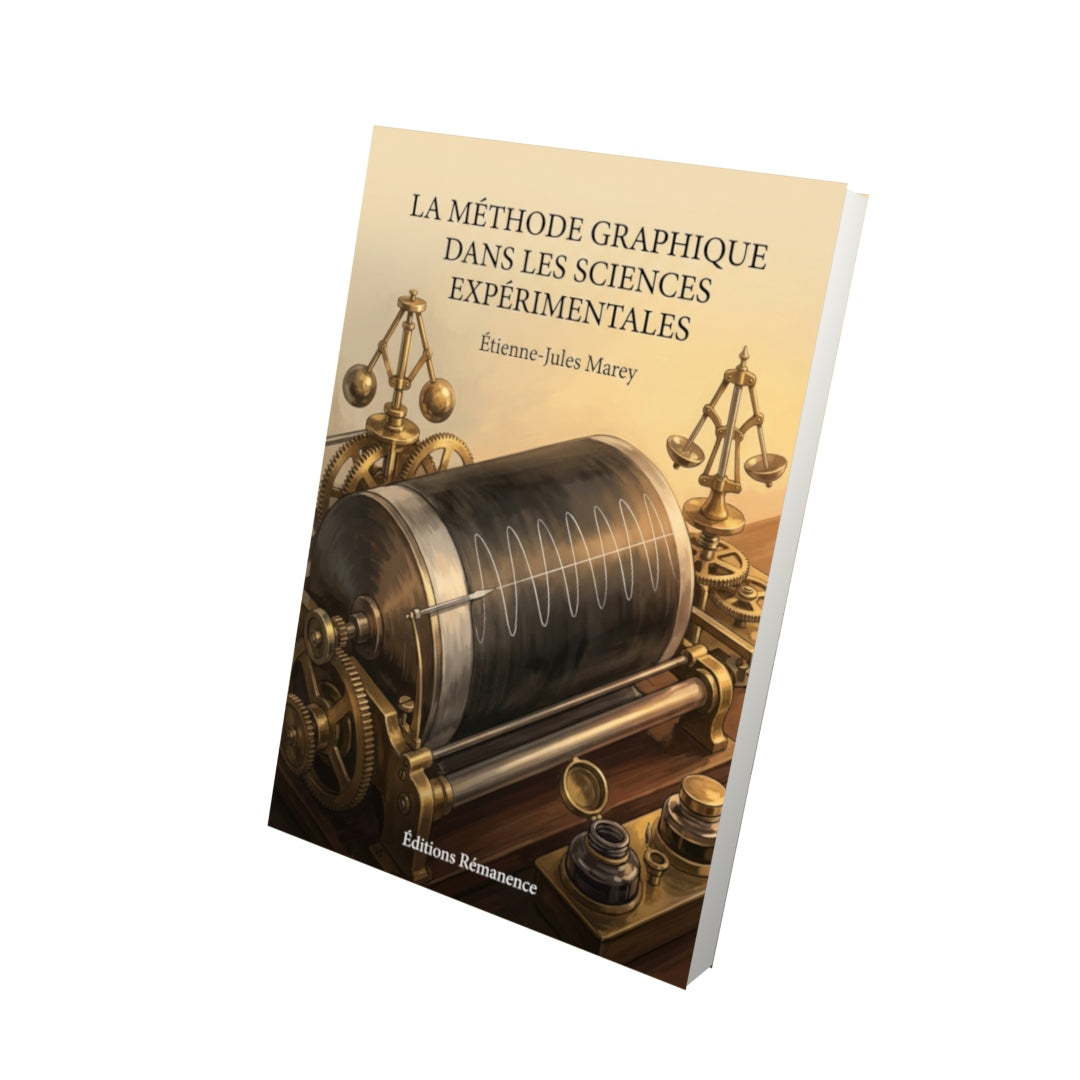 Livre La méthode graphique dans les sciences expérimentales par Étienne-Jules Marey - Vue 3D - Editions Remanence