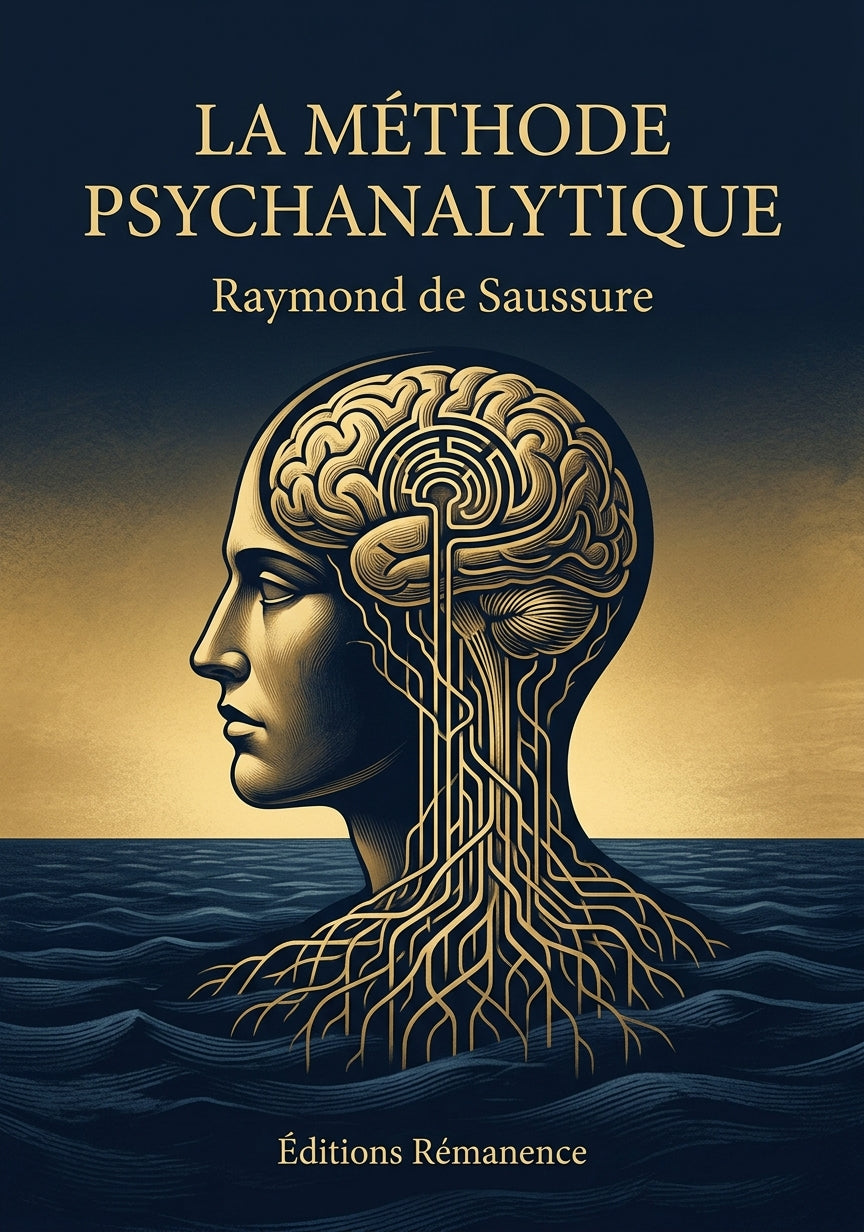 Livre La Méthode psychanalytique par Raymond de Saussure - Couverture - Editions Remanence