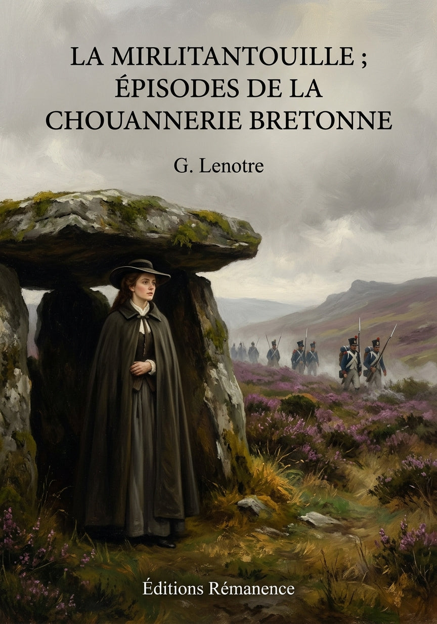Livre La Mirlitantouille ; épisodes de la chouannerie bretonne par G. Lenotre - Couverture - Editions Remanence
