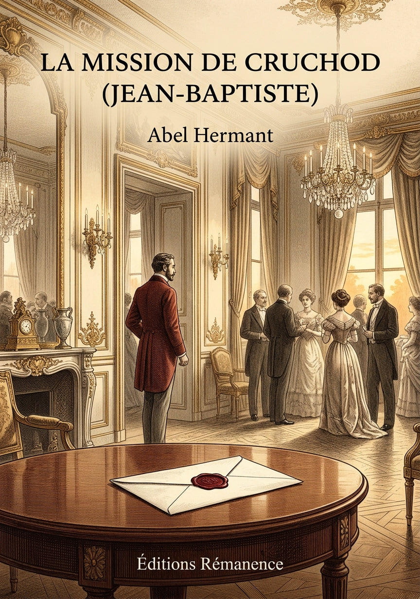 Livre La Mission de Cruchod (Jean-Baptiste) par Abel Hermant - Couverture - Editions Remanence