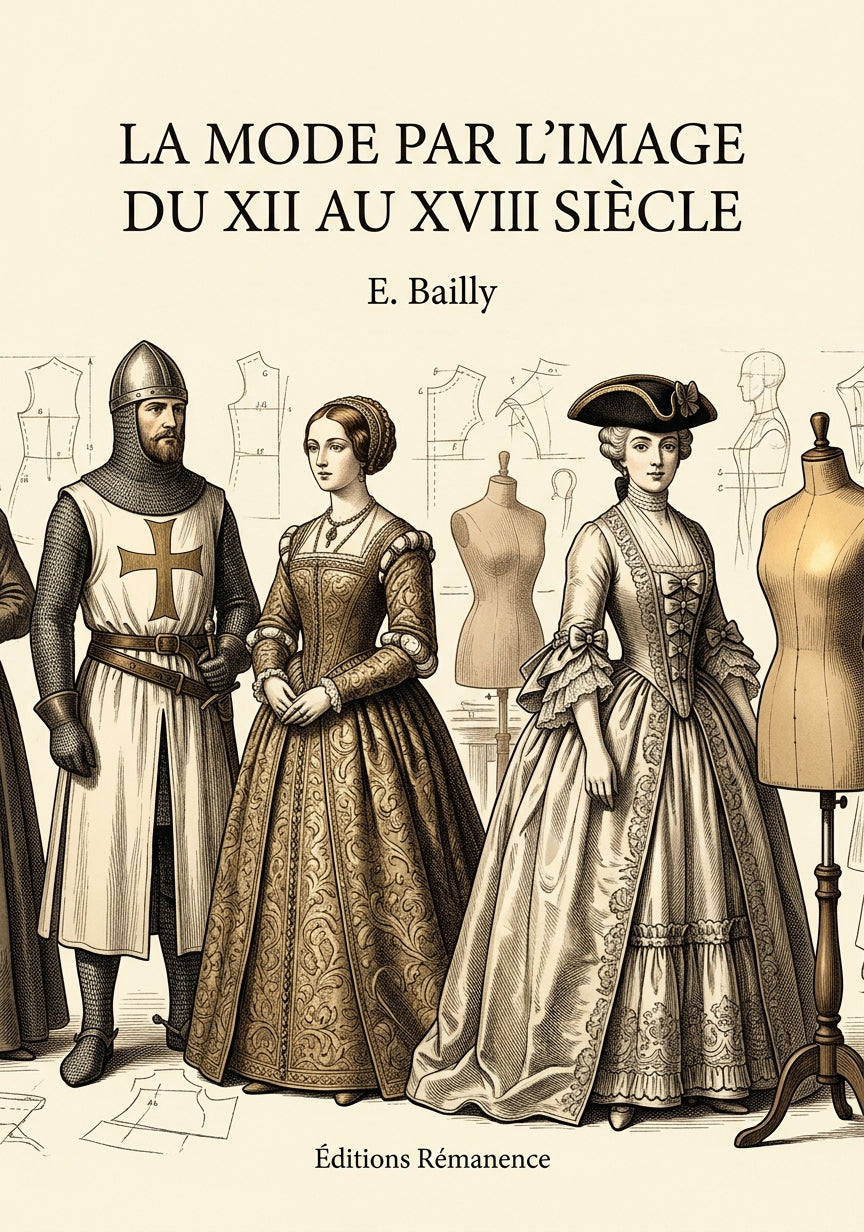 Livre La Mode par l’Image du XII au XVIII Siècle par E. Bailly - Couverture - Editions Remanence
