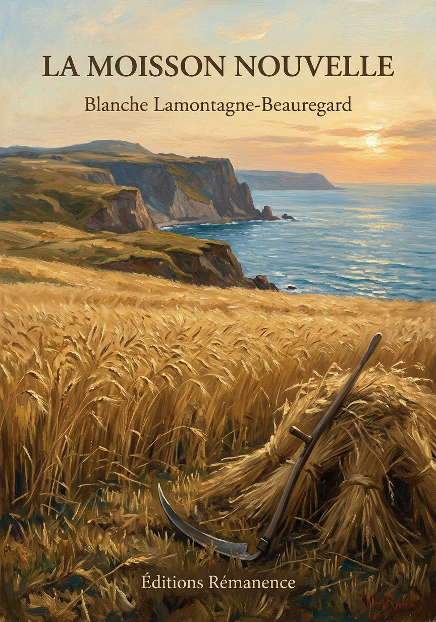 Livre La moisson nouvelle par Blanche Lamontagne-Beauregard - Couverture - Editions Remanence