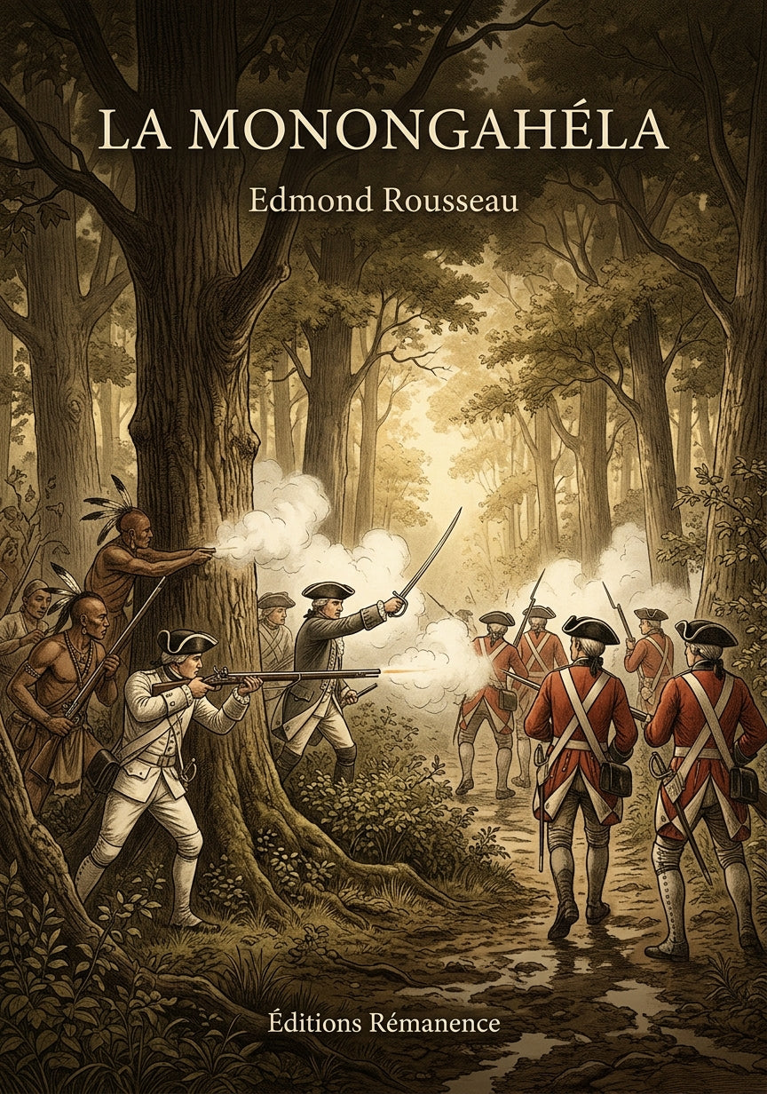 Livre La Monongahéla par Edmond Rousseau - Couverture - Editions Remanence