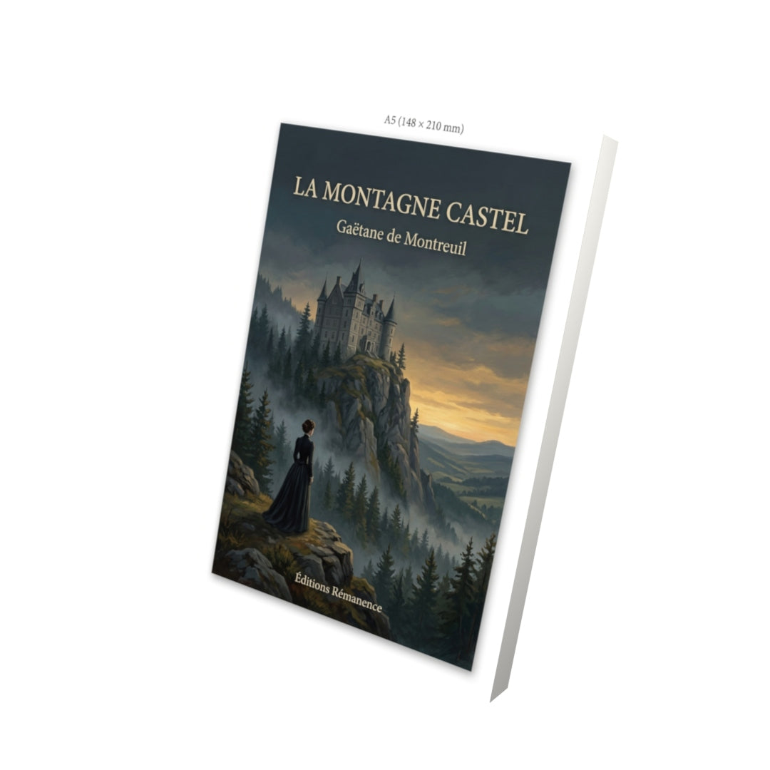 Livre La Montagne Castel par Gaëtane de Montreuil - Vue 3D - Editions Remanence
