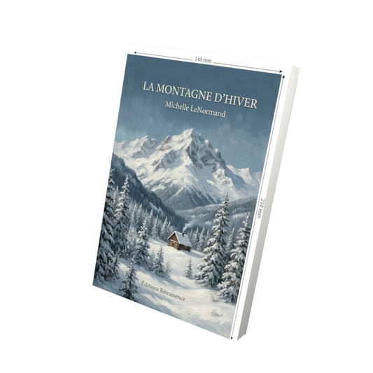 Livre La Montagne d’hiver par Michelle LeNormand - Vue 3D - Editions Remanence