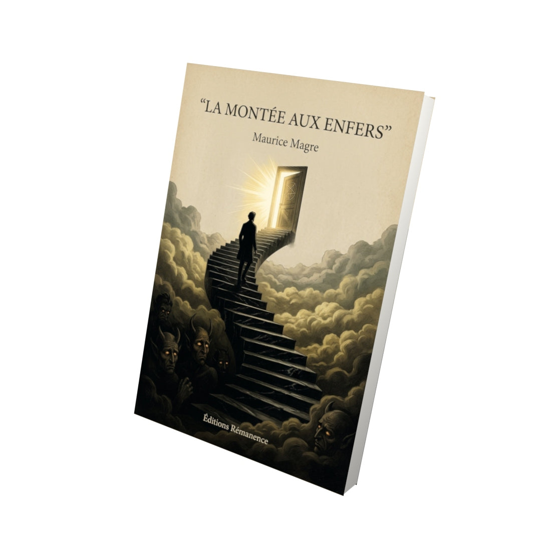 Livre La montée aux enfers - Maurice Magre - Vue 3D - Editions Remanence