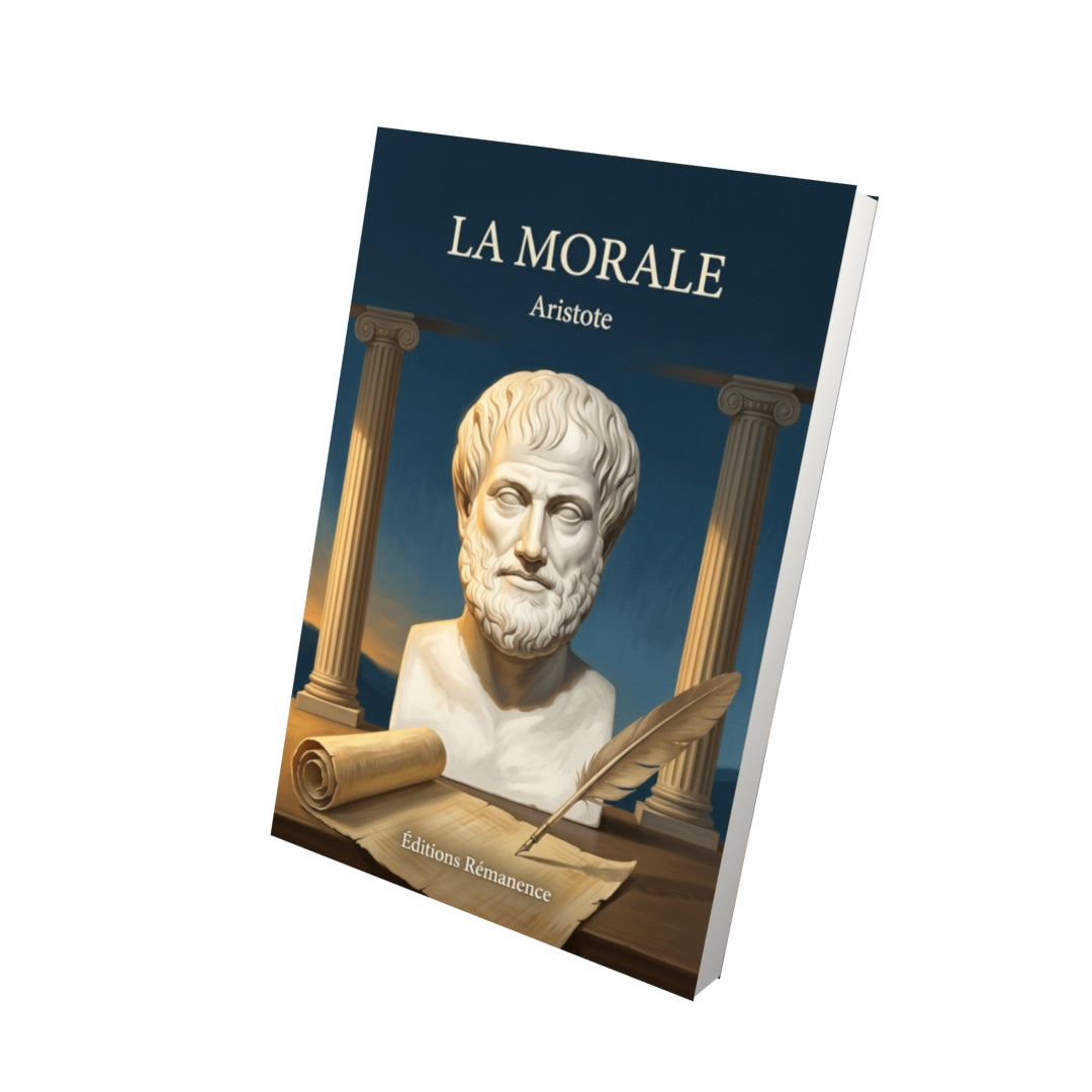 Livre La Morale par Aristote - Vue 3D - Editions Remanence