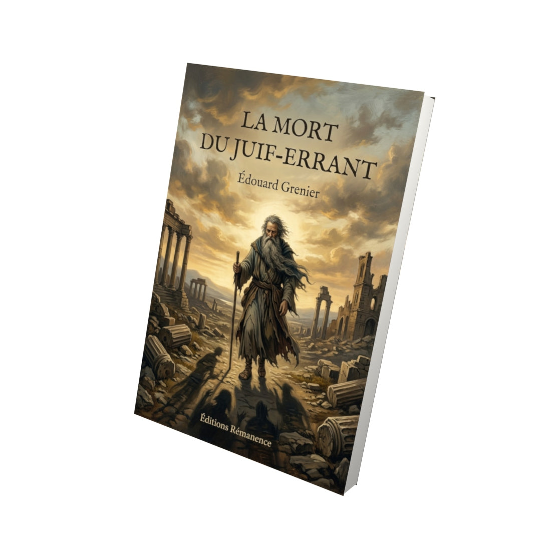 Livre La Mort du Juif-errant par Édouard Grenier - Vue 3D - Editions Remanence