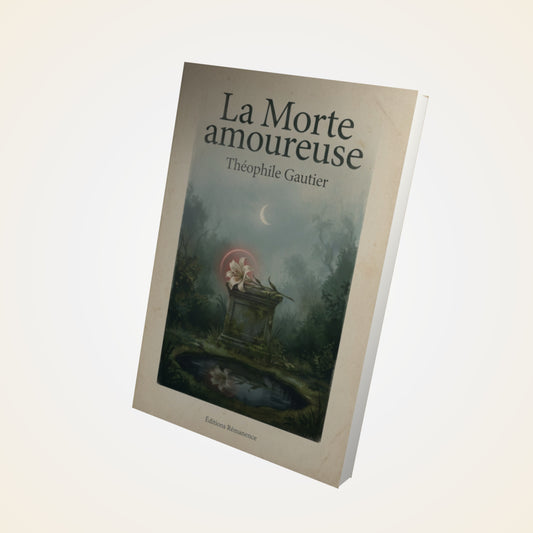 Livre La Morte amoureuse - Théophile Gautier - Couverture 3D