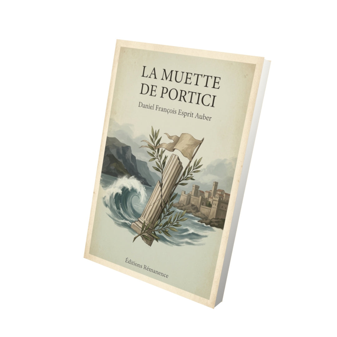 Livre La Muette de Portici - Daniel François Esprit Auber - Vue 3D - Editions Remanence