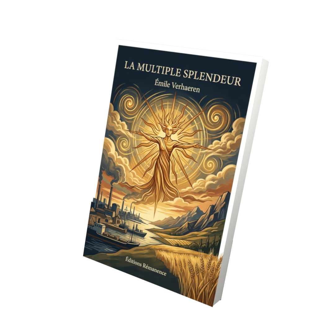Livre La Multiple Splendeur par Émile Verhaeren - Vue 3D - Editions Remanence