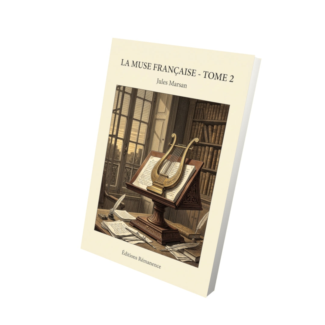 Livre La Muse Française - Tome 2 par Jules Marsan - Vue 3D - Editions Remanence