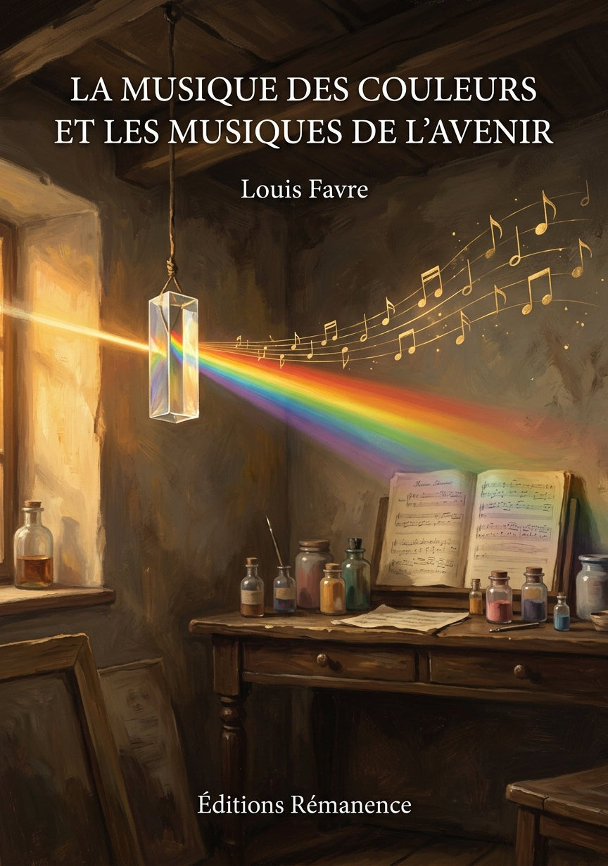 Livre La Musique des couleurs et les Musiques de l’avenir par Louis Favre - Couverture - Editions Remanence