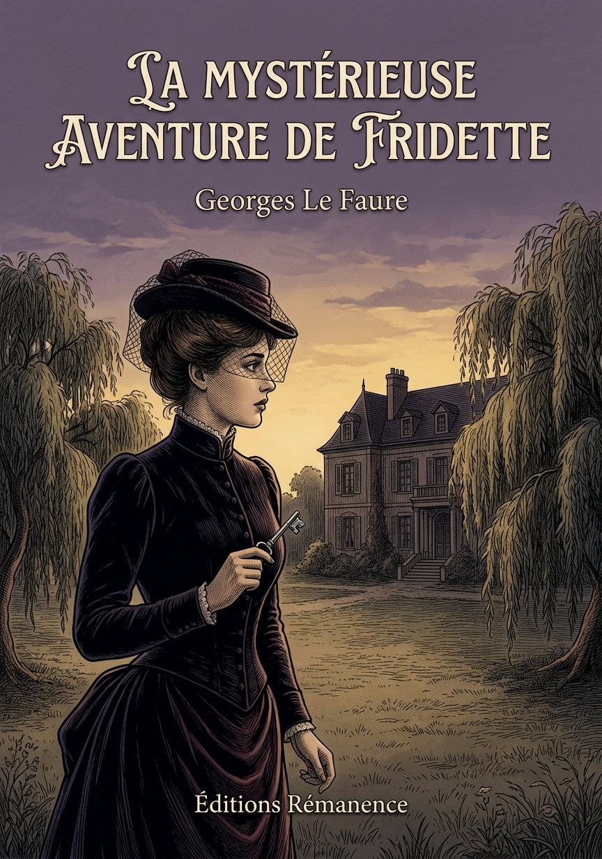 Livre La Mystérieuse aventure de Fridette par Georges Le Faure - Couverture - Editions Remanence