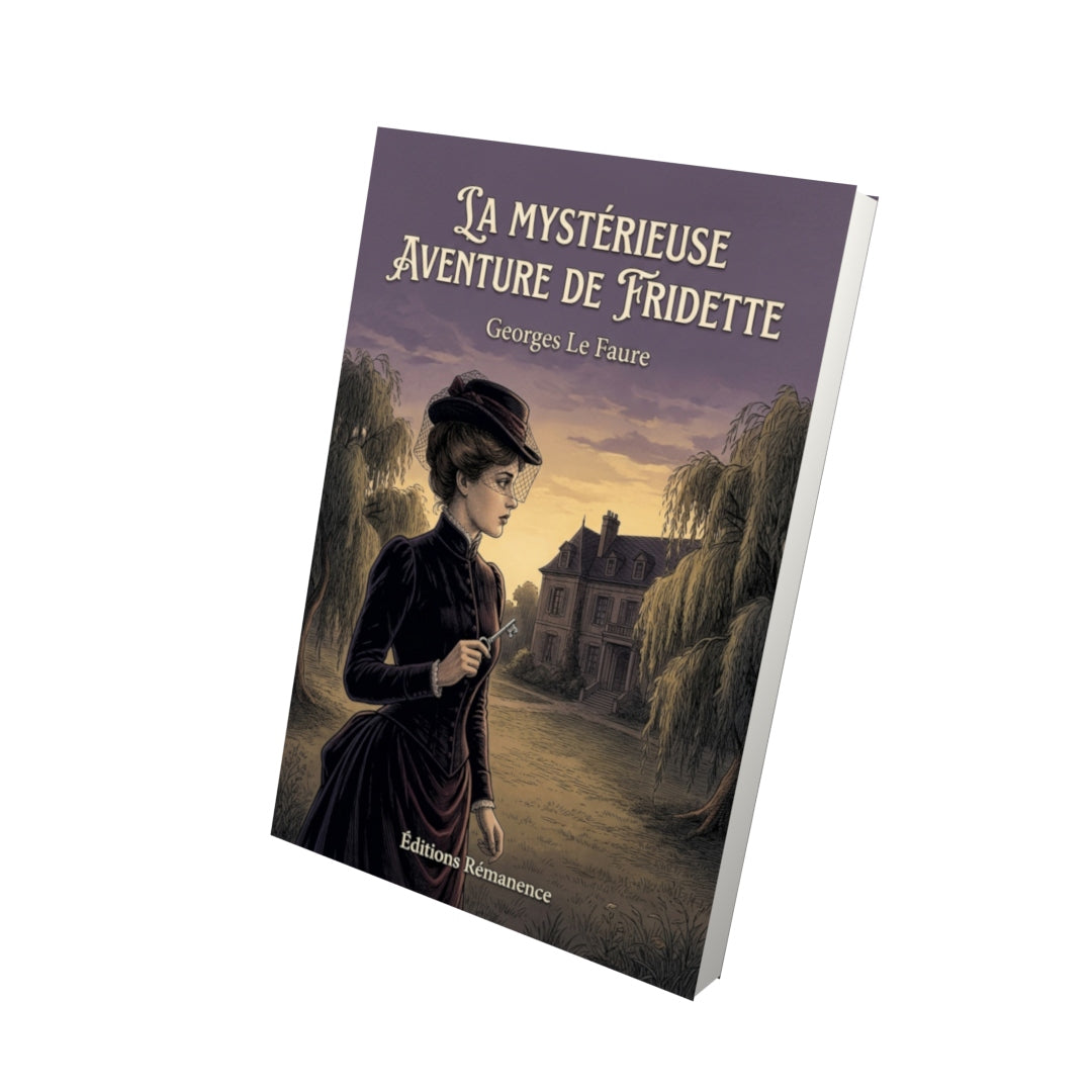 Livre La Mystérieuse aventure de Fridette par Georges Le Faure - Vue 3D - Editions Remanence