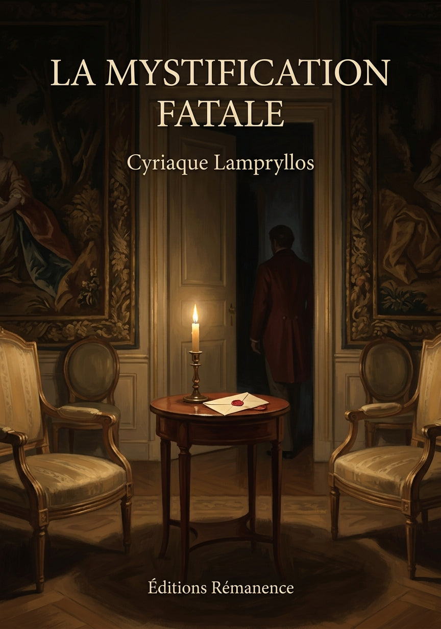 Livre La Mystification fatale par Cyriaque Lampryllos - Couverture - Editions Remanence