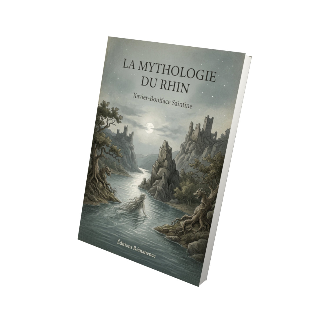 Livre La mythologie du Rhin - Xavier-Boniface Saintine - Vue 3D - Editions Remanence