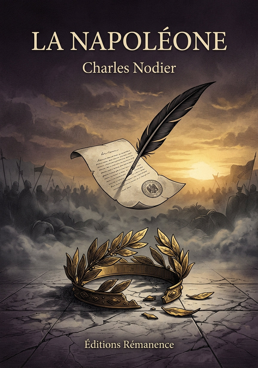 Livre La Napoléone par Charles Nodier - Couverture - Editions Remanence