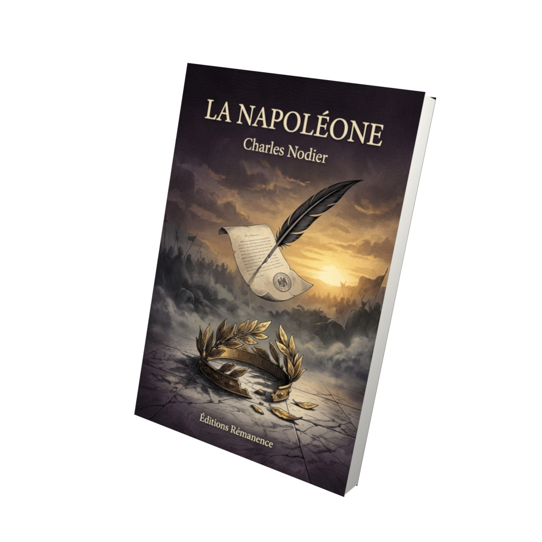 Livre La Napoléone par Charles Nodier - Vue 3D - Editions Remanence