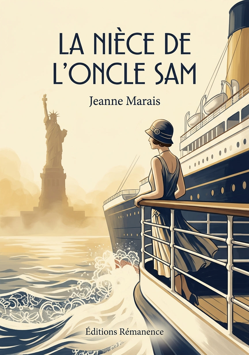 Livre La Nièce de l’oncle Sam par Jeanne Marais - Couverture - Editions Remanence
