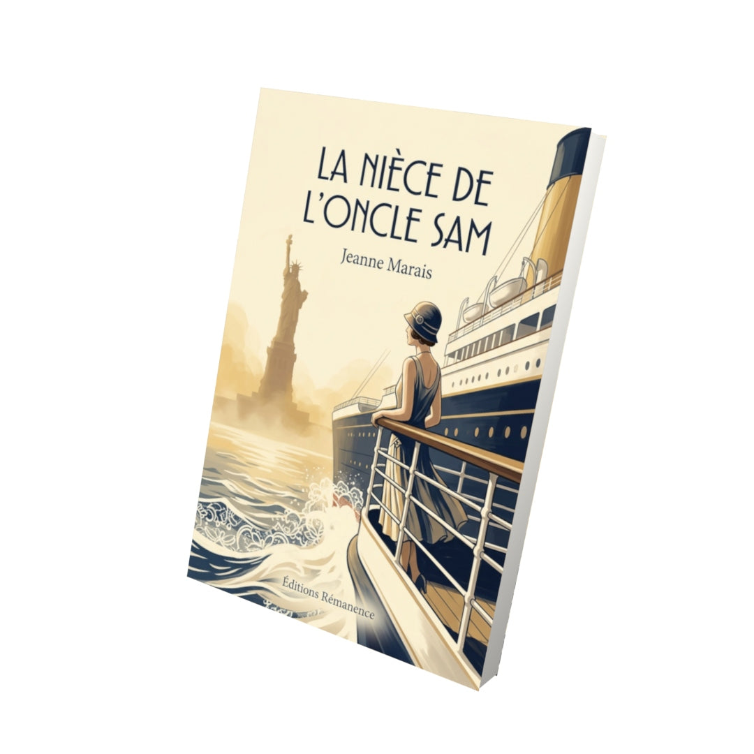 Livre La Nièce de l’oncle Sam par Jeanne Marais - Vue 3D - Editions Remanence
