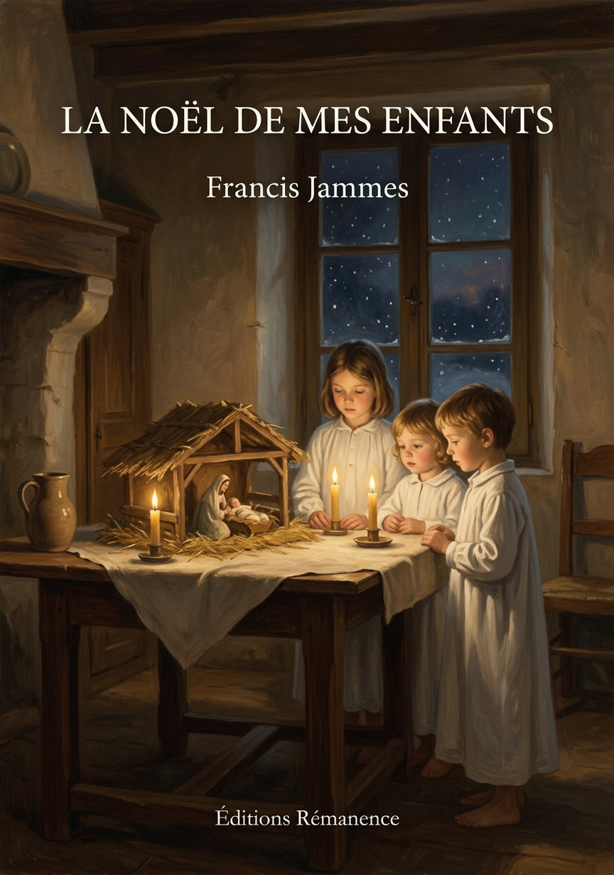 Livre La Noël de mes enfants par Francis Jammes - Couverture - Editions Remanence