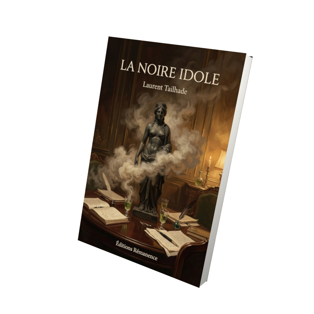 Livre La Noire Idole par Laurent Tailhade - Vue 3D - Editions Remanence