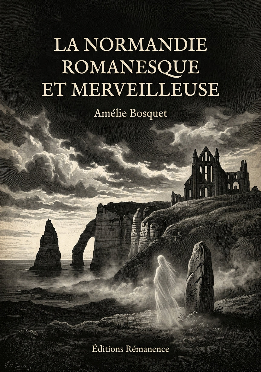 Livre La Normandie romanesque et merveilleuse par Amélie Bosquet - Couverture - Editions Remanence