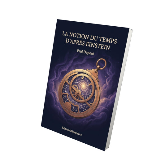 Livre La Notion du temps d’après Einstein par Paul Dupont - Vue 3D - Editions Remanence