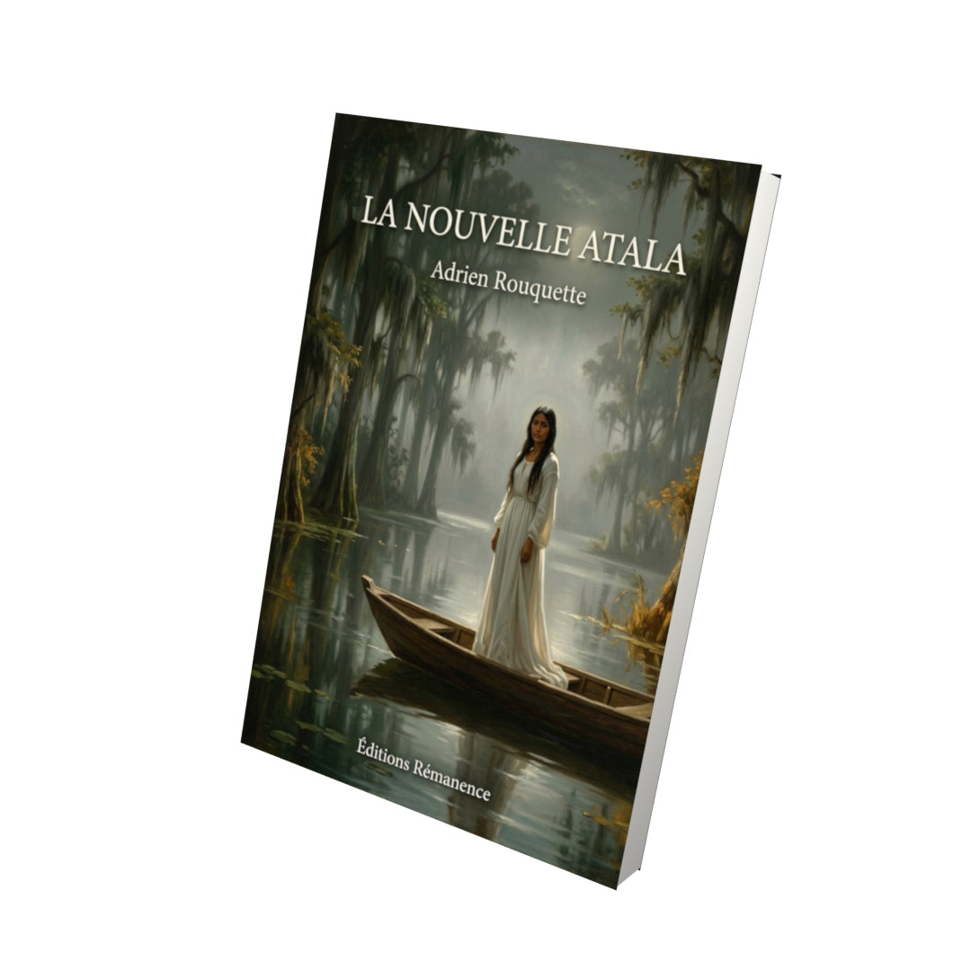 Livre La Nouvelle Atala par Adrien Rouquette - Vue 3D - Editions Remanence