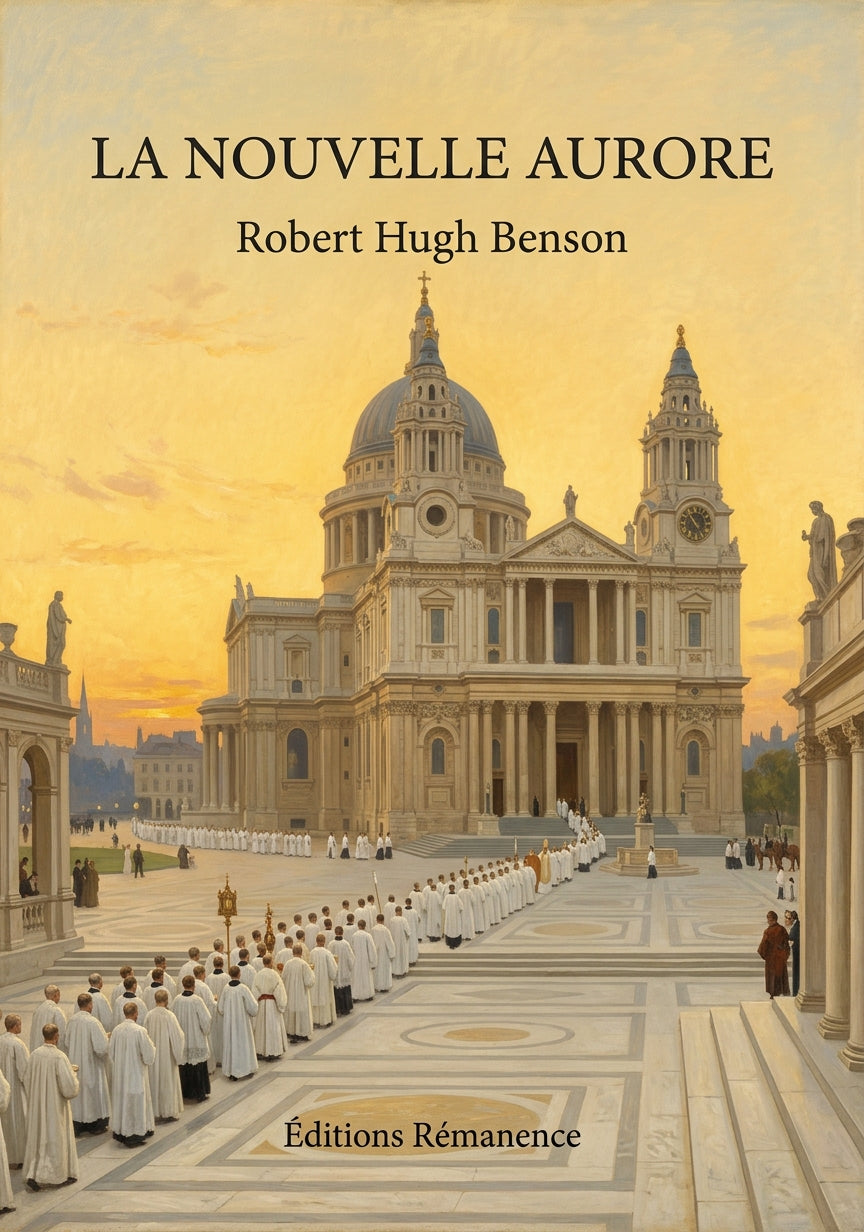 Livre La nouvelle aurore par Robert Hugh Benson - Couverture - Editions Remanence