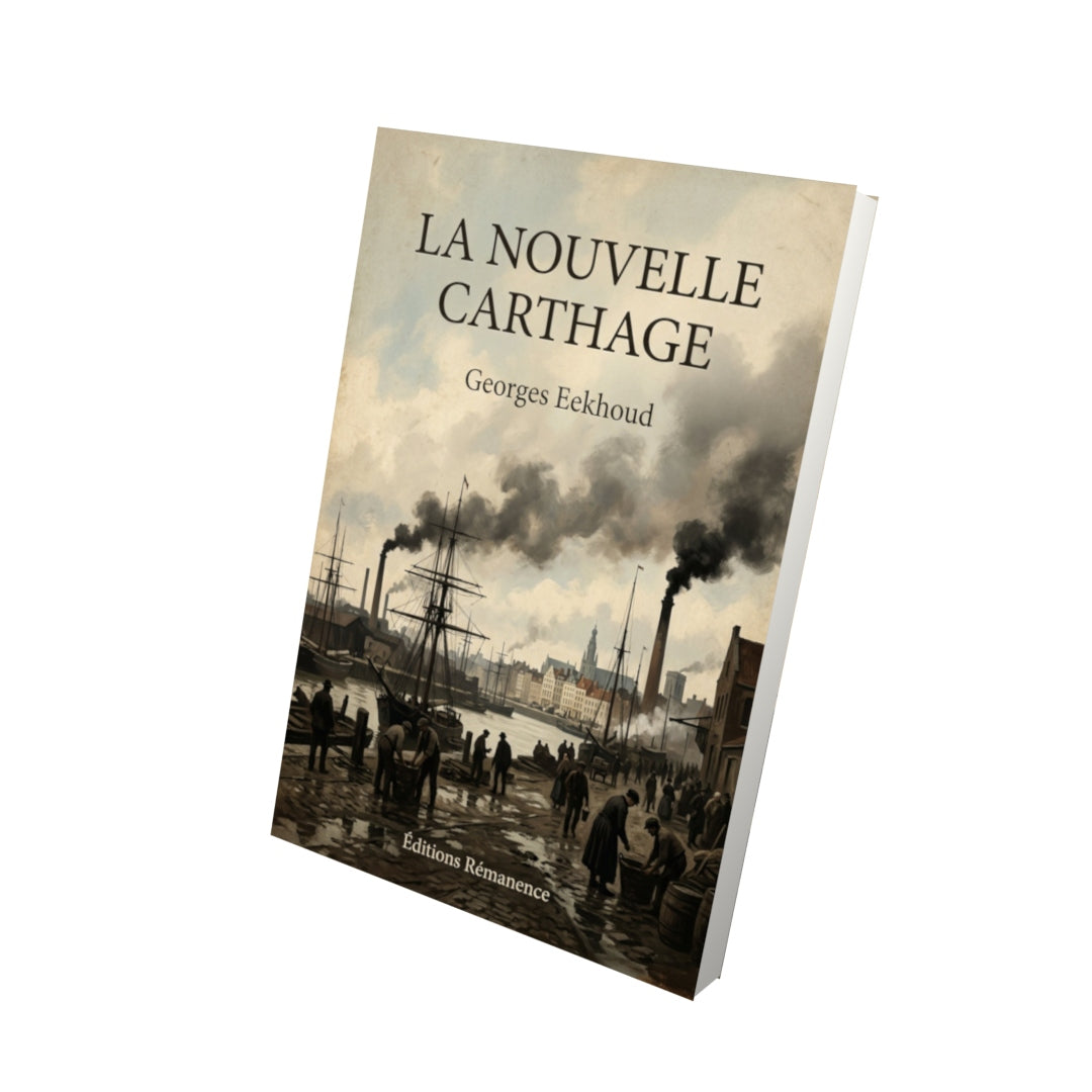 Livre La nouvelle Carthage - Georges Eekhoud - Vue 3D - Editions Remanence