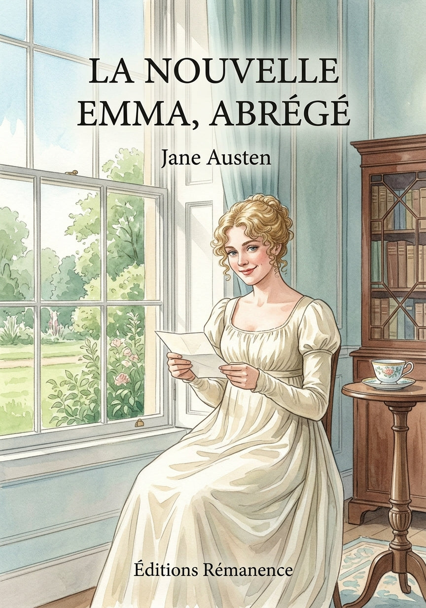 Livre La Nouvelle Emma, abrégé par Jane Austen - Couverture - Editions Remanence