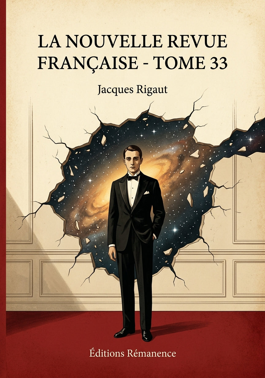 Livre La Nouvelle Revue Française - Tome 33 par Jacques Rigaut - Couverture - Editions Remanence