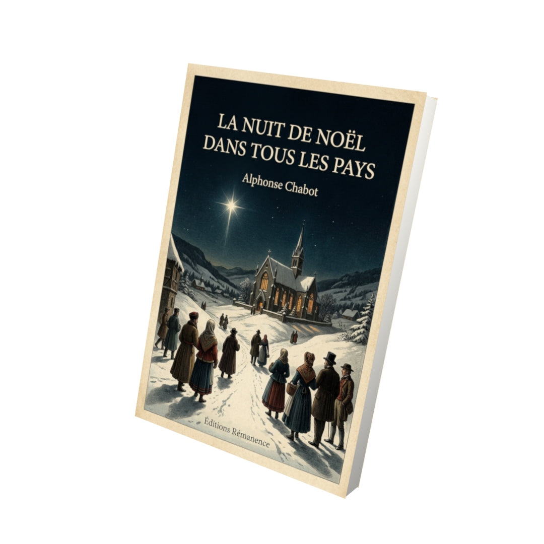 Livre La nuit de Noël dans tous les pays - Alphonse Chabot - Vue 3D - Editions Remanence