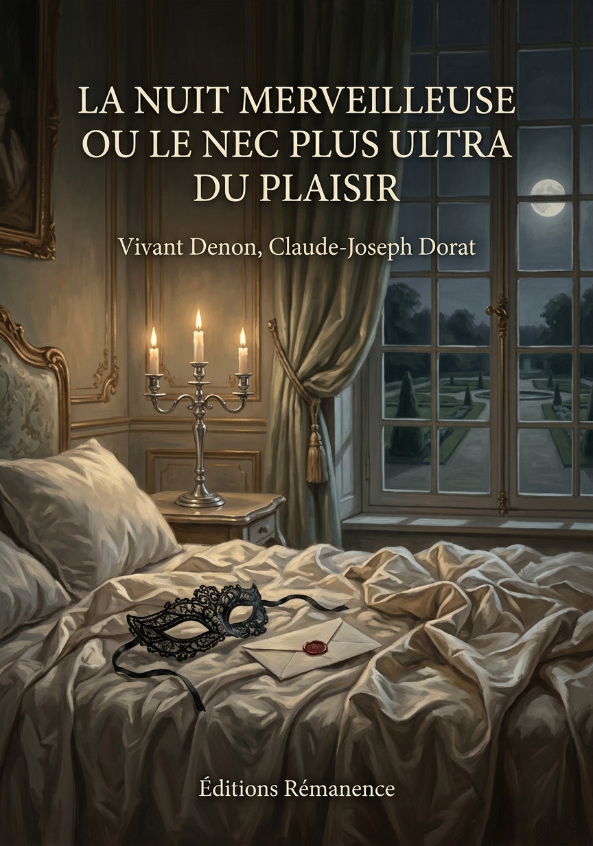 Livre La Nuit merveilleuse ou le Nec plus ultra du plaisir par Vivant Denon, Claude-Joseph Dorat - Couverture - Editions Remanence
