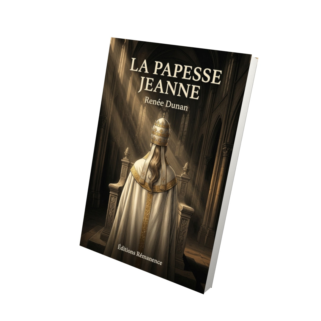 Livre La Papesse Jeanne par Renée Dunan - Vue 3D - Editions Remanence