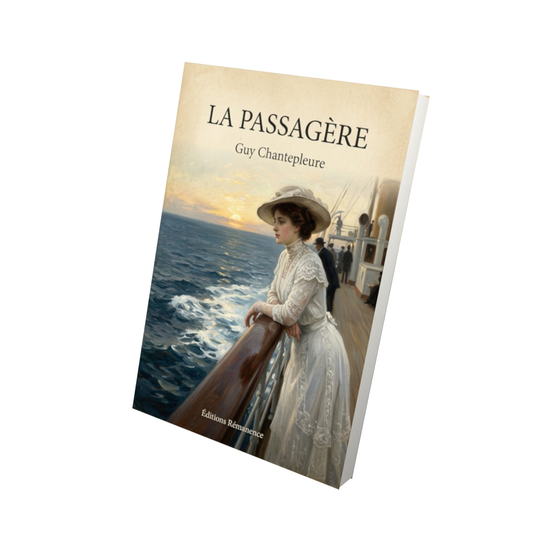 Livre La passagère - Guy Chantepleure - Vue 3D - Editions Remanence