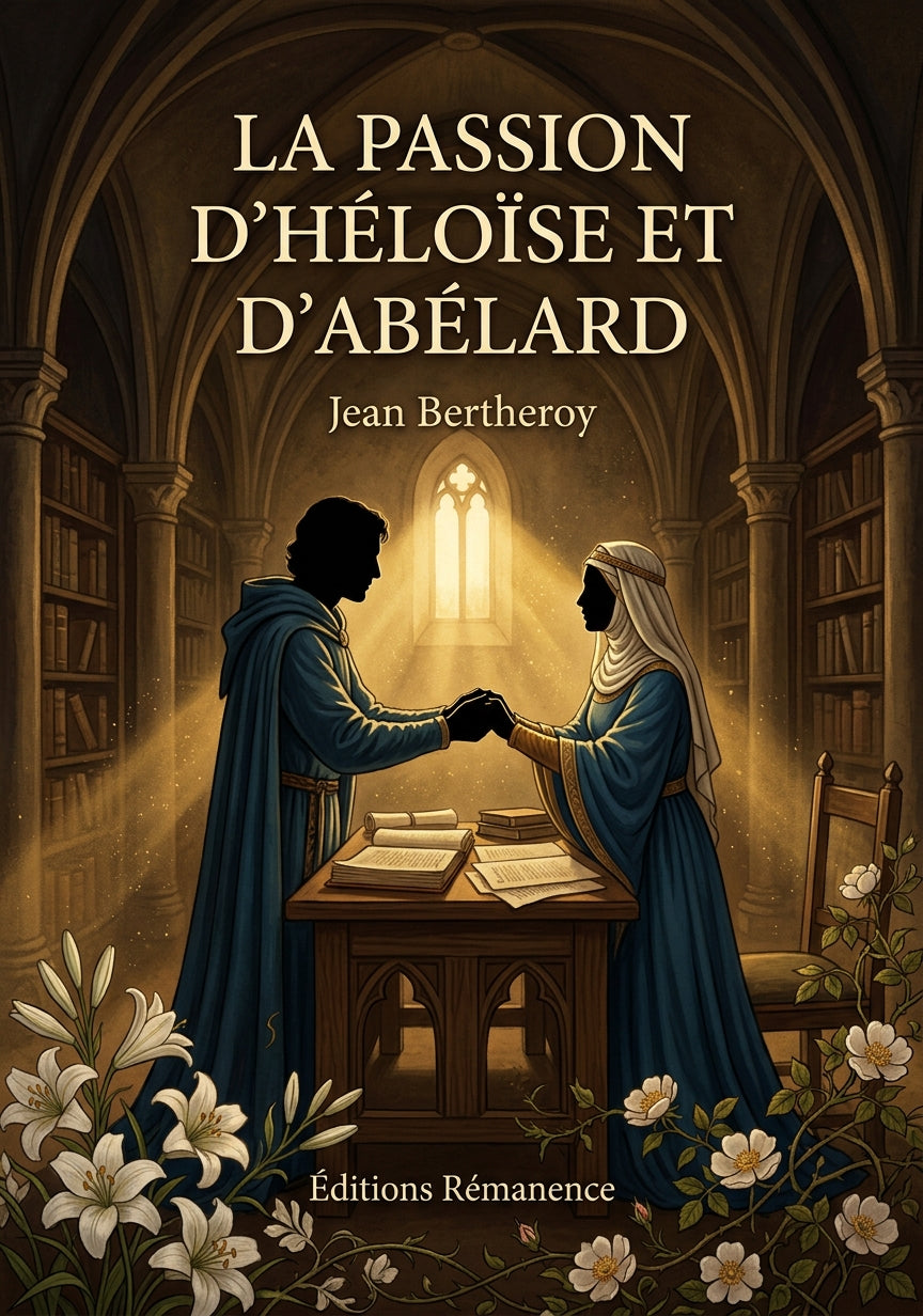Livre La Passion d’Héloïse et d’Abélard par Jean Bertheroy - Couverture - Editions Remanence
