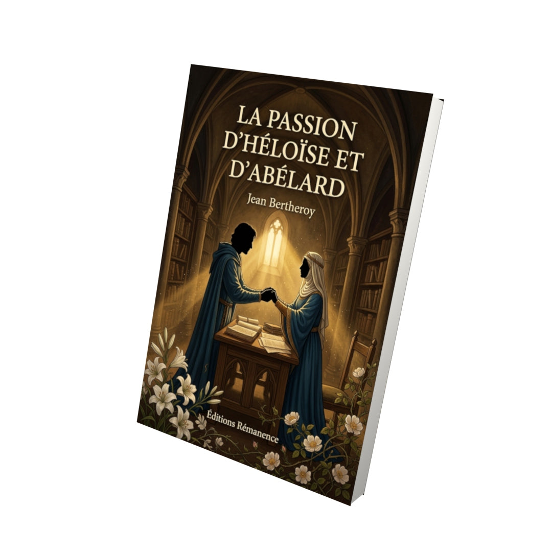 Livre La Passion d’Héloïse et d’Abélard par Jean Bertheroy - Vue 3D - Editions Remanence