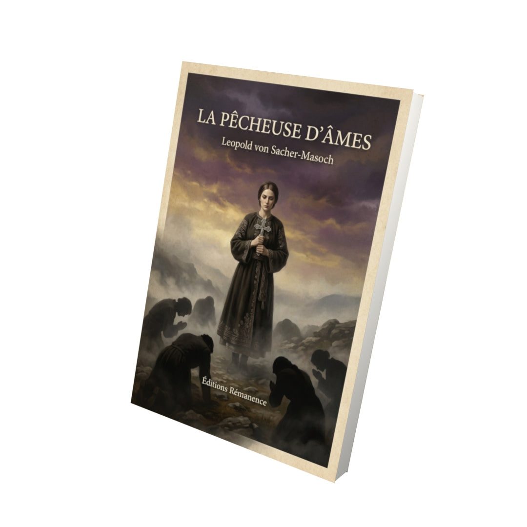 Livre La pêcheuse d'âmes - Leopold von Sacher-Masoch - Vue 3D - Editions Remanence